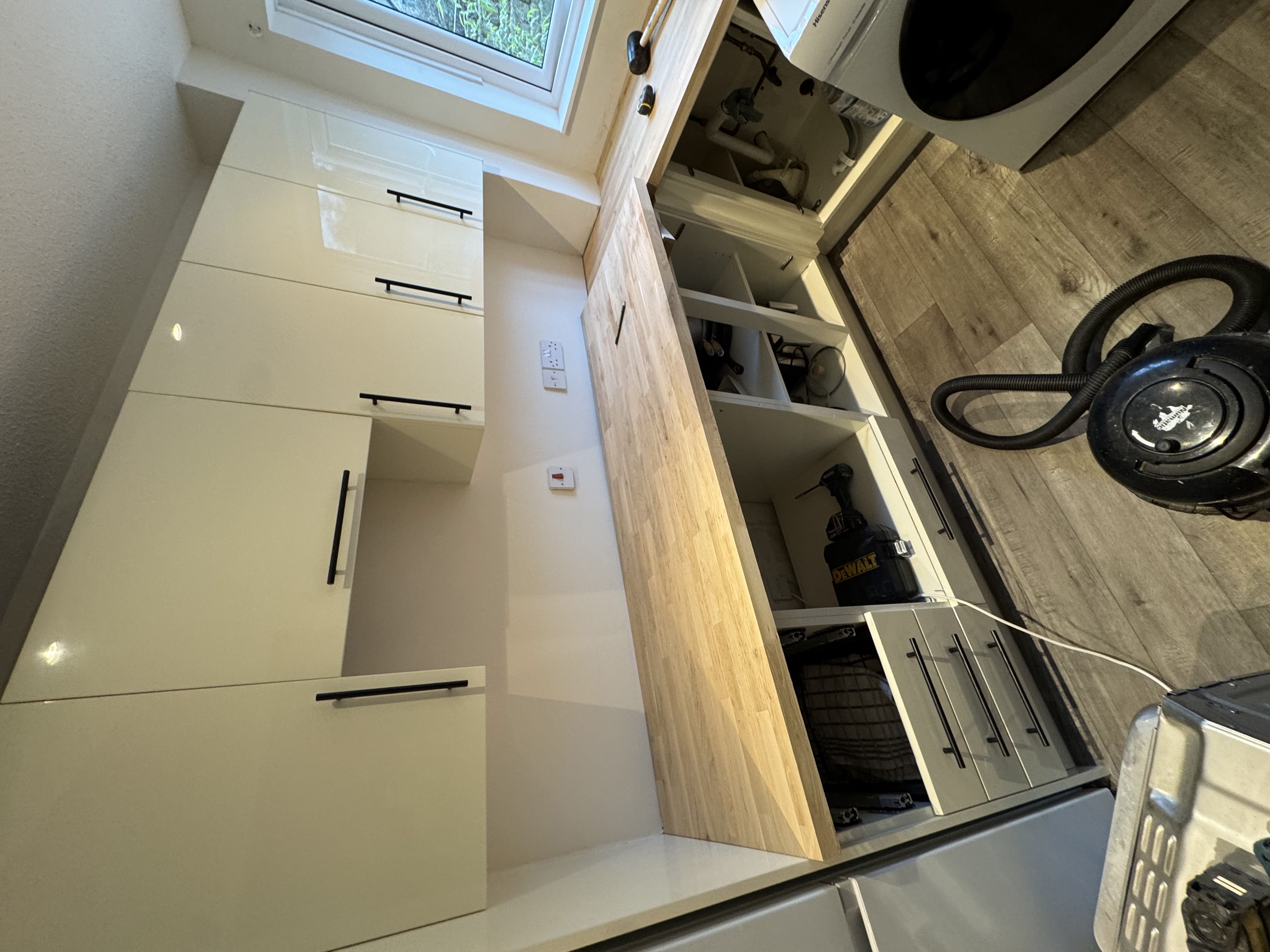 Cabinet doors replaced Castle Cary